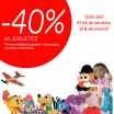 40% descuento Juguetes en Carrefour