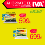 Ahórrate el IVA en portátiles Acer en Carrefour
