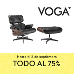 45€ de descuento en VOGA + 75% descuento en todos los muebles