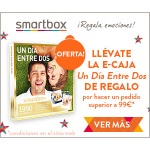 Gratis la e-caja de Smartbox en pedidos de más de 99€ esta navidad